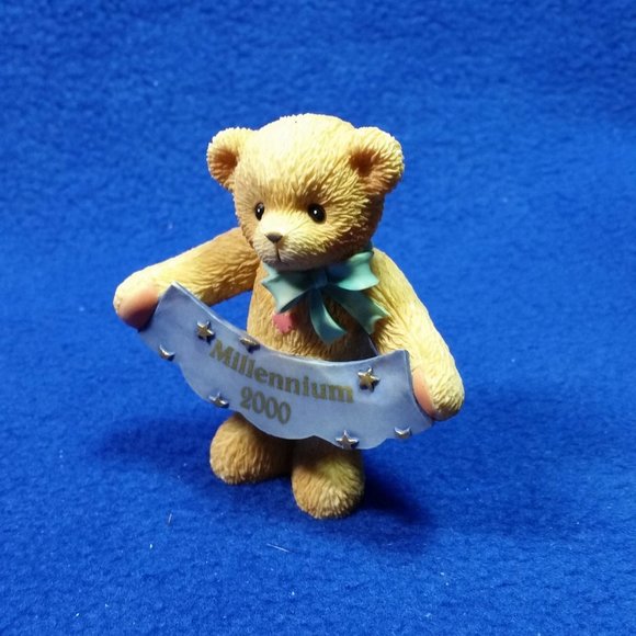Cherished Teddies Millennium 2000 Figurine Enesco 663883A Avon Exclusive No Box - Picture 8 of 10